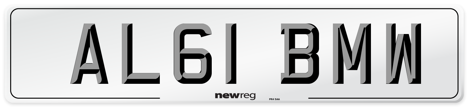AL61 BMW Number Plate from New Reg